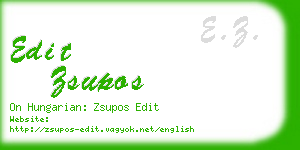 edit zsupos business card